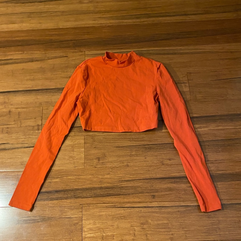 Mock turtle neck!